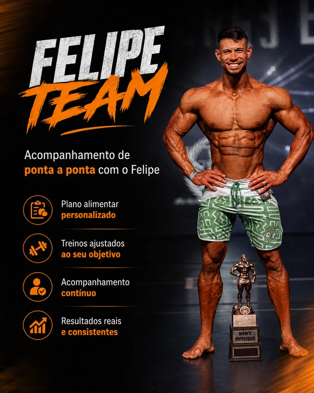 Felipe Team — acompanhamento de ponta a ponta com o Felipe.
